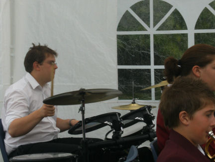 Phil on Drums