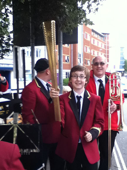 Along the route of the Olympic Torch in Portsmouth